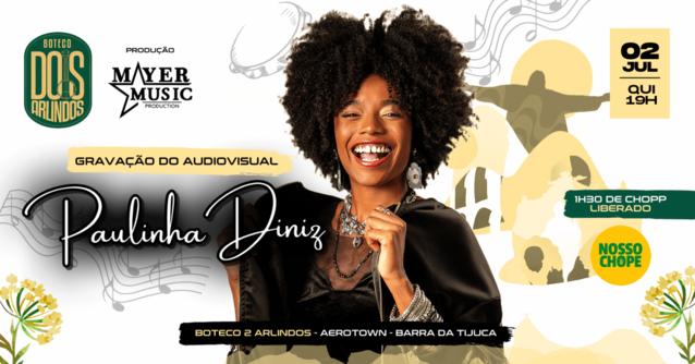 Gravação do audiovisual da paulinha diniz (foto do evento)