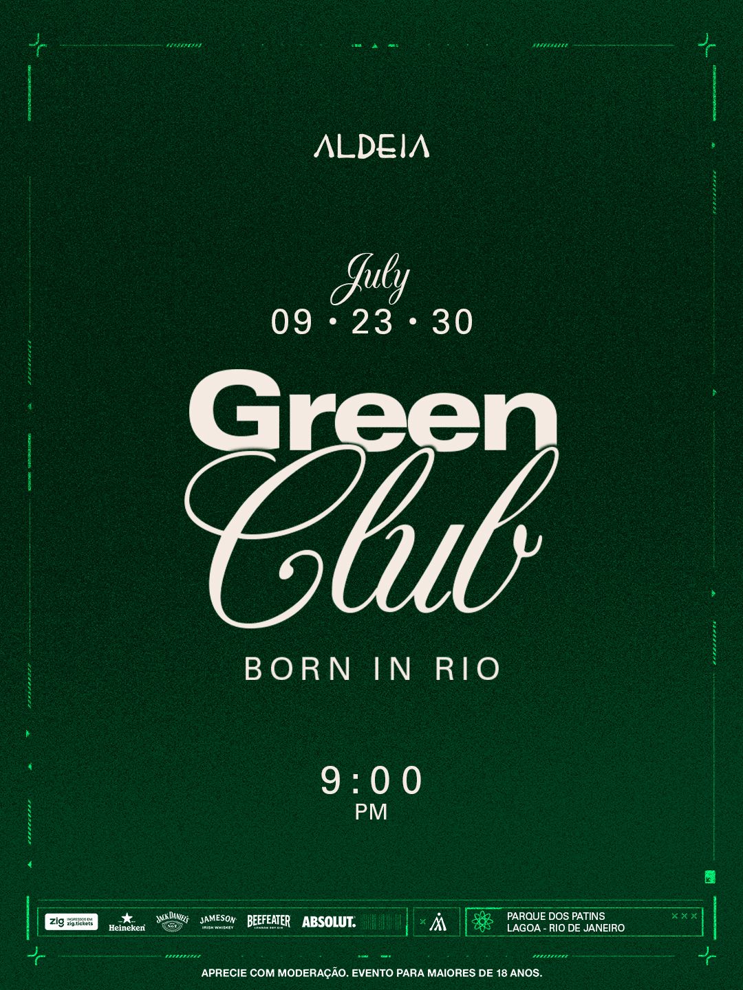 Green Club - Aldeia 23/07 (foto do evento)
