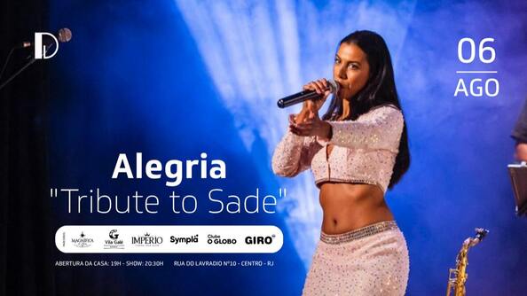 Alegria - tribute to sade 06.08 (foto do evento)