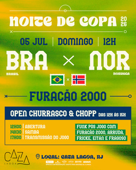 NOITE DE COPA - Caza Lagoa 05/07 (foto do evento)