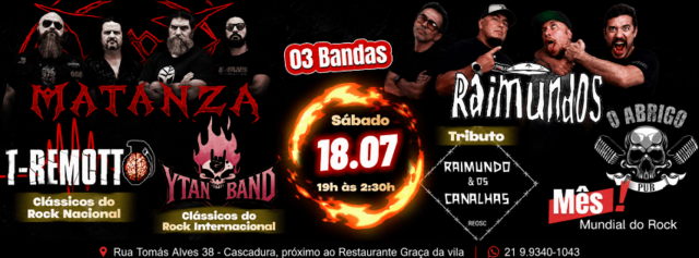 Edição Mês Mundial do Rock (foto do evento)