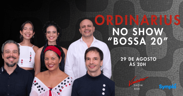 Ordinarius no show “Bossa 20” (foto do evento)