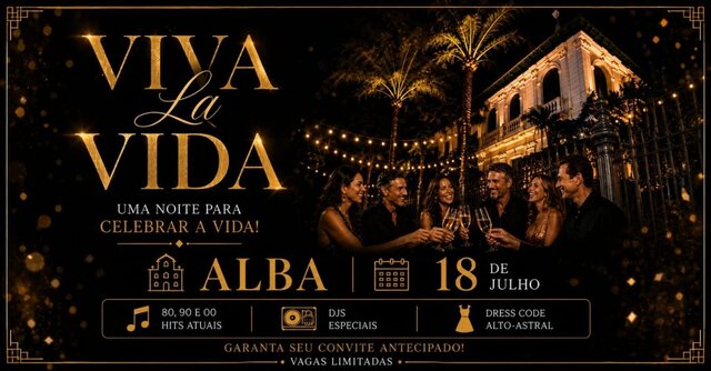 Viva La Vida 18 de Julho Alba (foto do evento)