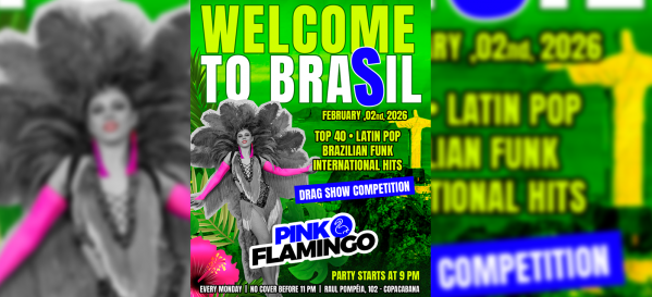 pink flamingo |welcome to brasil | segunda, 02 de fevereiro 21h (foto do evento)