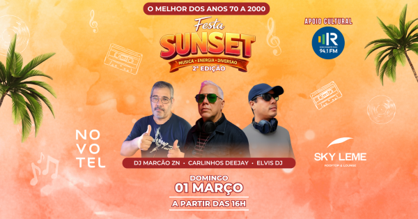 festa sunset - skyleme - 2ª edição (foto do evento)