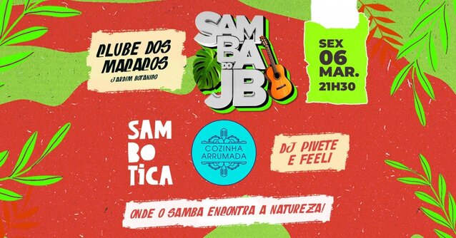 samba do jb | cozinha arrumada & sambotica + 1h open cerveja* @ jardim botânico - rio de janeiro (foto do evento)