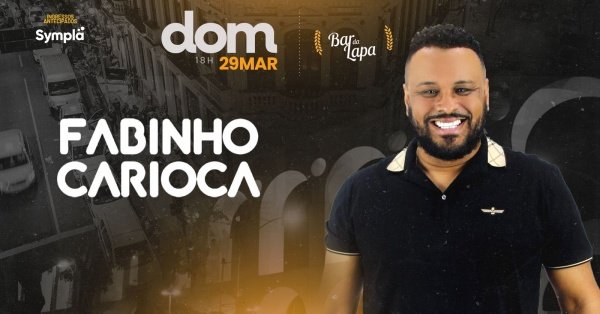 fabinho carioca no bar da lapa (foto do evento)