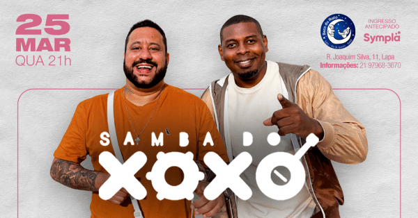 samba do xoxó e convidados beco do rato 25/03 21h - quarta feira (foto do evento)
