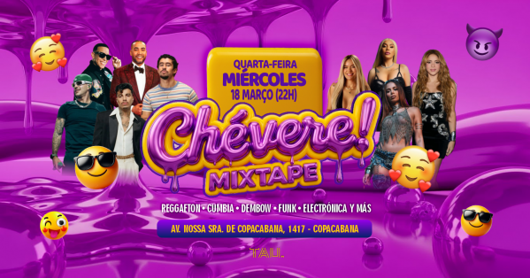 fiesta latina ¡chévere! | quarta-feira 18 março | copacabana | tau (foto do evento)