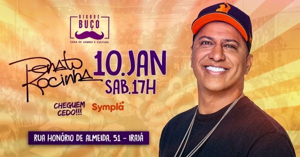 Renato da Rocinha no Bigode! (foto do evento)