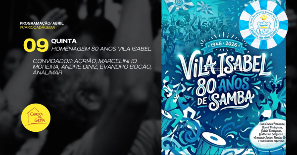 homenagem 80 anos vila isabel com carlos fernando (foto do evento)