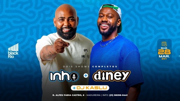 afro rio -  diney + inho . djs  charme , hip hop, afrobeat e  funk (foto do evento)
