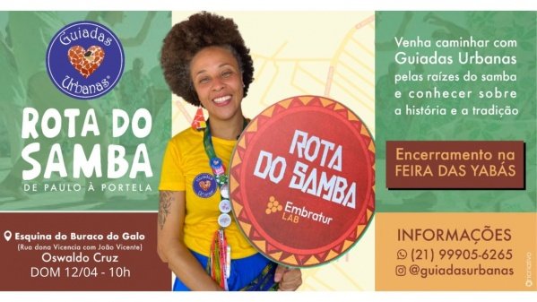 12 abril - rota do samba (dia de feira das yabás) (foto do evento)