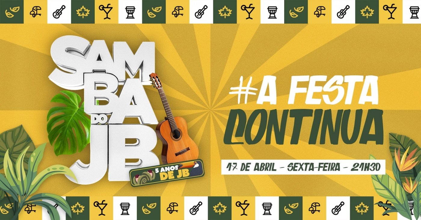 Samba do JB 5 ANOS | Sambotica & Lado B + 1H Open Cerveja* @ Jardim Botânico (foto do evento)