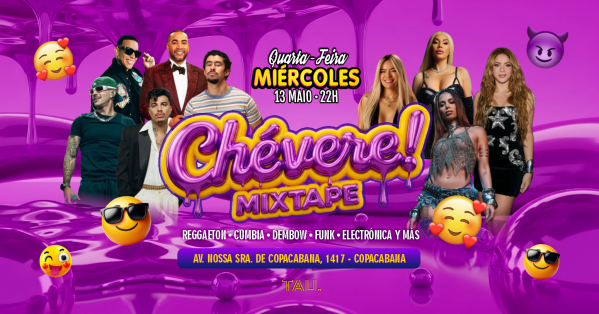 Fiesta Latina ¡CHÉVERE! | Quarta-feira 13 maio | Copacabana | TAU (foto do evento)