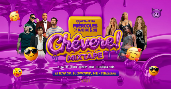Fiesta Latina ¡CHÉVERE! | Quarta-feira 07 janeiro | Copacabana | TAU (foto do evento)