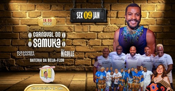 CARNAVAL DO SAMUKA: PUXADORES DO SAMBA, BATERIA BEIJA-FLOR DE NILOPOLIS (foto do evento)