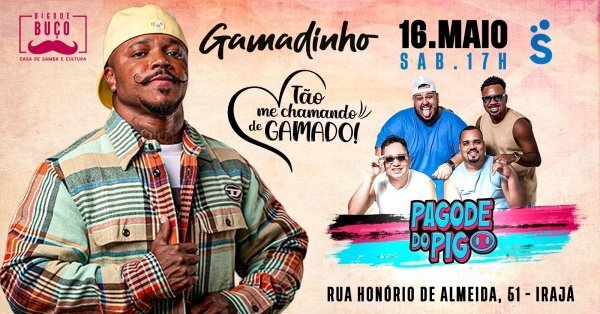 Tão me chamando de Gamado! Pagode do Pig e Gamadinho (foto do evento)
